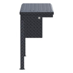UWS EC30363 36-Inch Matte Black Heavy-Wall Aluminum Truck Side Tool Box with Low Profile, RigidCore Lid