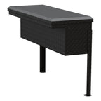 UWS EC30363 36-Inch Matte Black Heavy-Wall Aluminum Truck Side Tool Box with Low Profile, RigidCore Lid