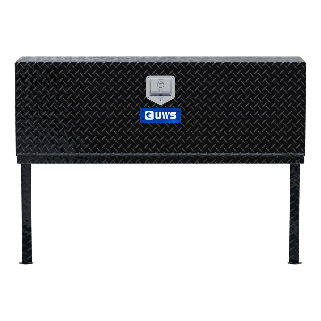UWS EC40012 48-Inch Gloss Black Heavy-Wall Aluminum Single-Door Topside Tool Box