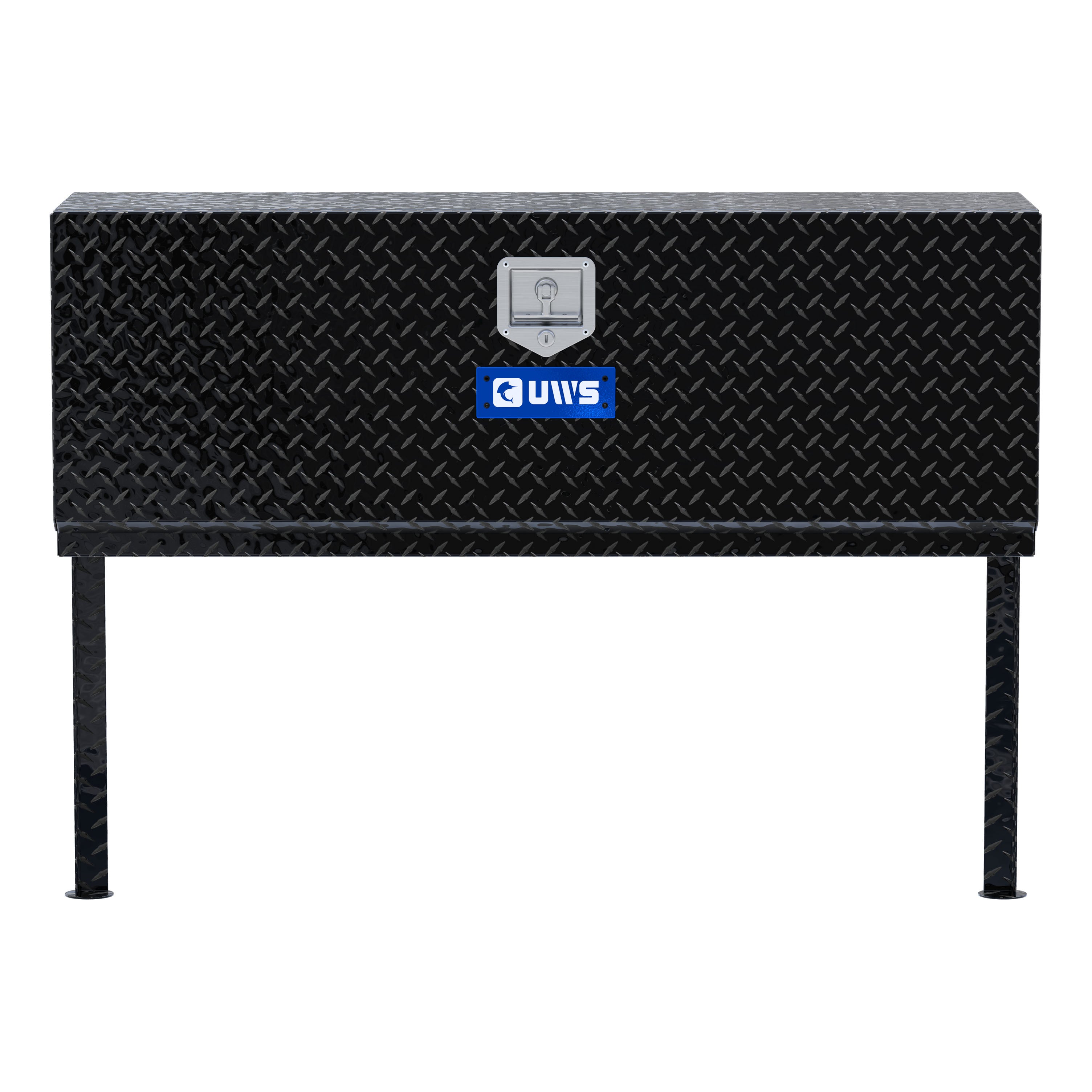 UWS EC40012 48-Inch Gloss Black Heavy-Wall Aluminum Single-Door Topside Tool Box