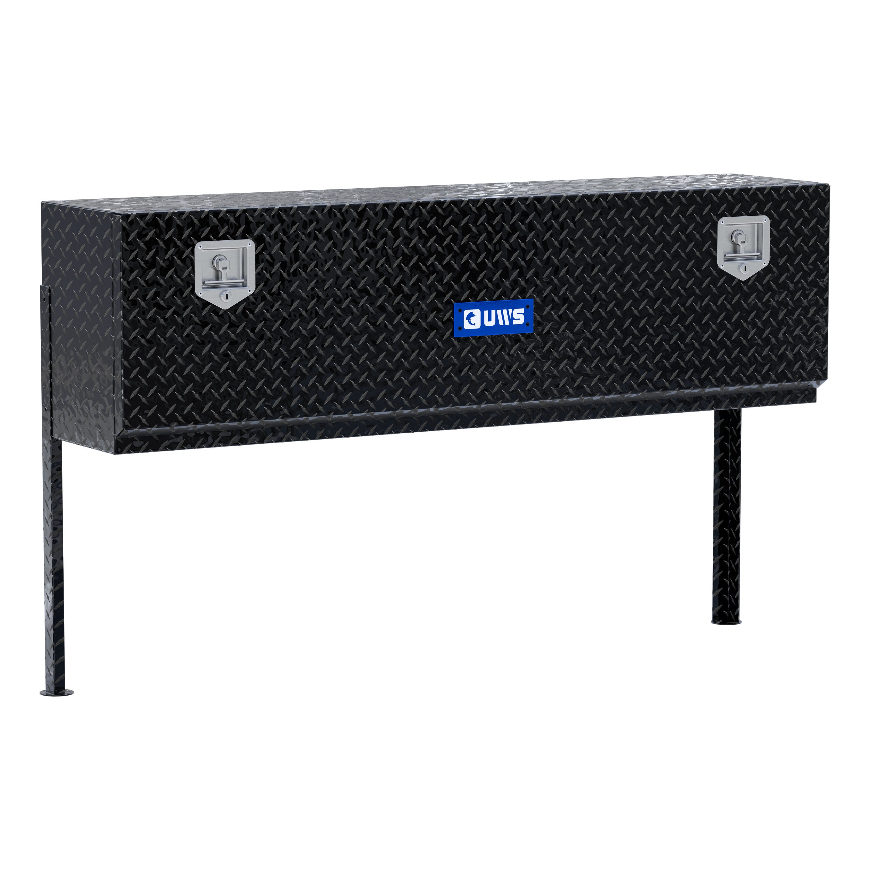 UWS EC40032 60-Inch Gloss Black Heavy-Wall Aluminum Single-Door Topside Tool Box