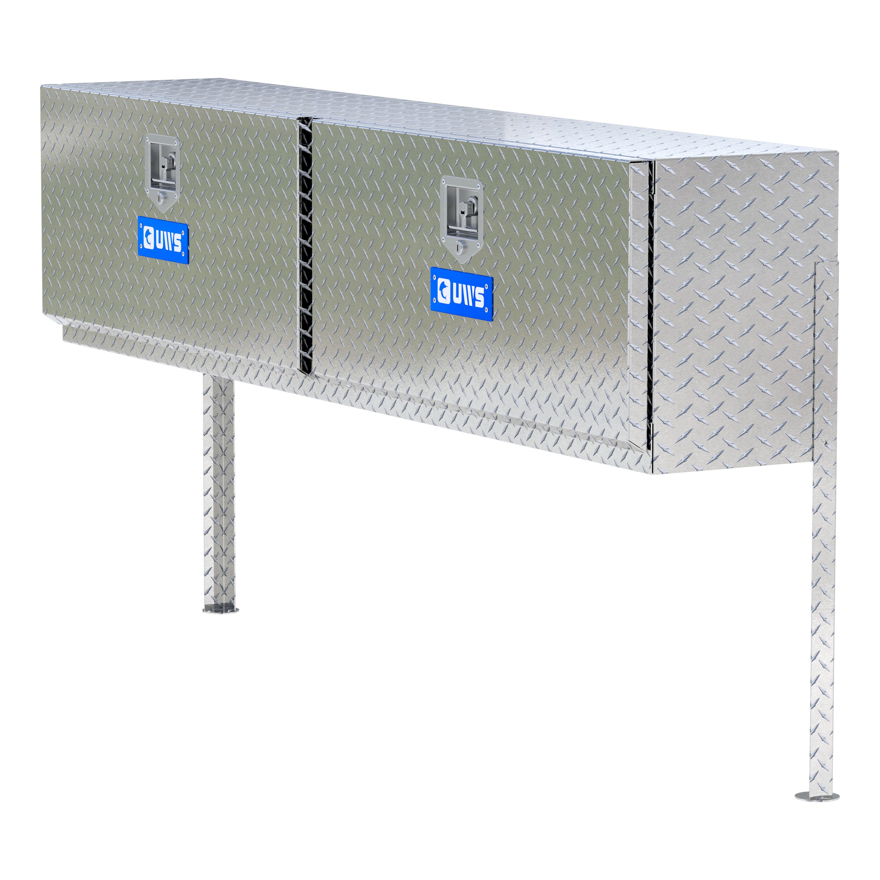 UWS EC40041 72-Inch Heavy-Wall Aluminum Double-Door Topside Tool Box