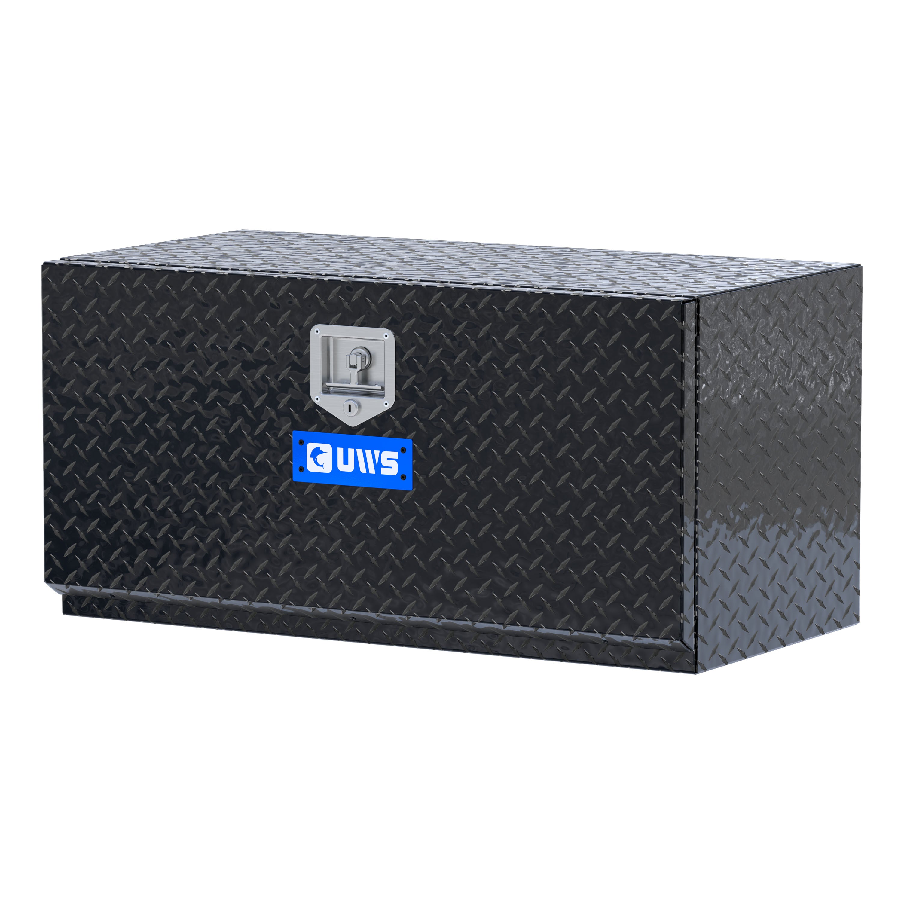 UWS EC40092 36-Inch Gloss Black Heavy-Wall Aluminum Single-Door Flatbed Underbody Tool Box