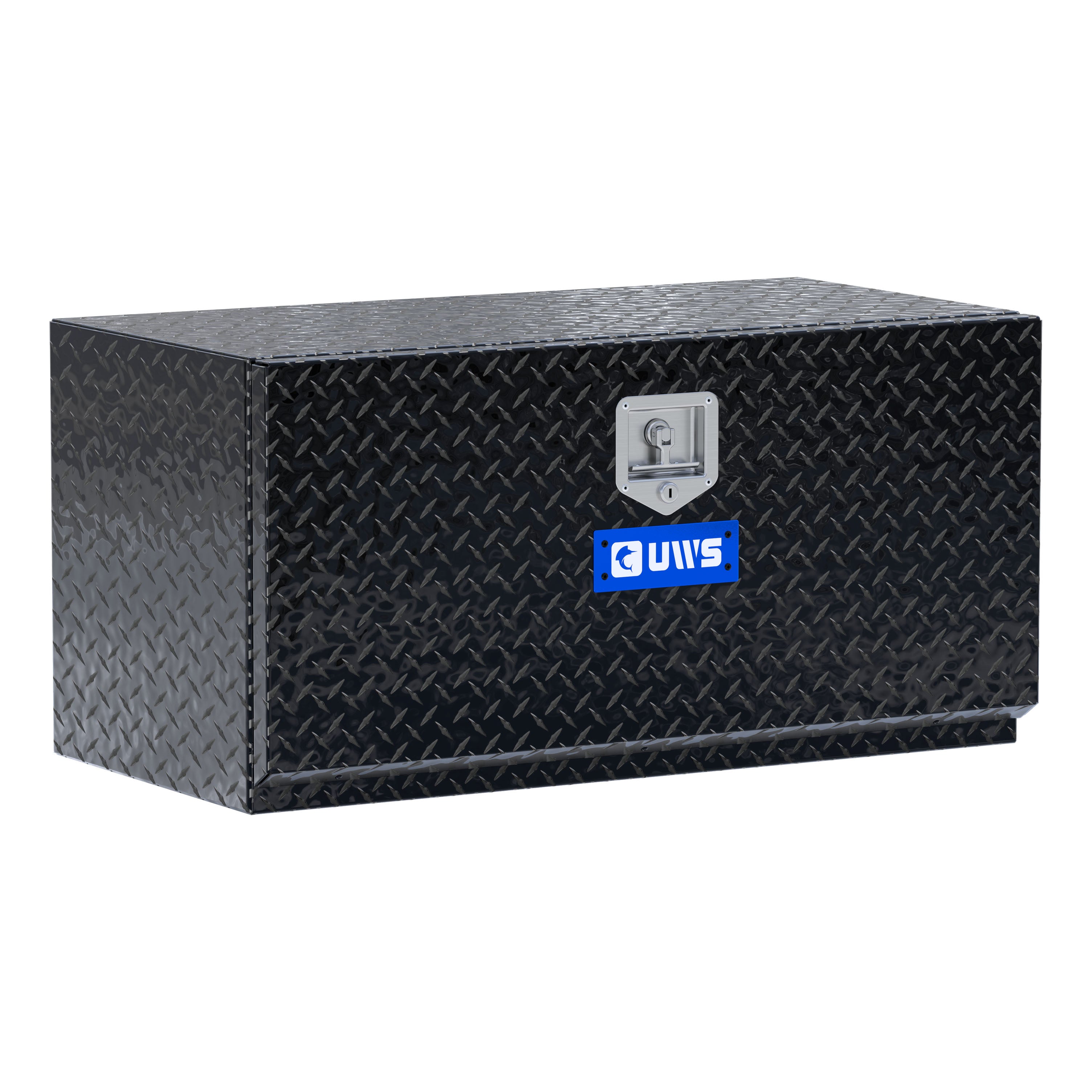 UWS EC40092 36-Inch Gloss Black Heavy-Wall Aluminum Single-Door Flatbed Underbody Tool Box