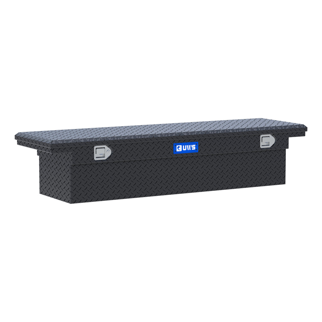 UWS EC50001 69-Inch Matte Black Heavy-Wall Aluminum Truck Tool Box with Low Profile, RigidCore Lid