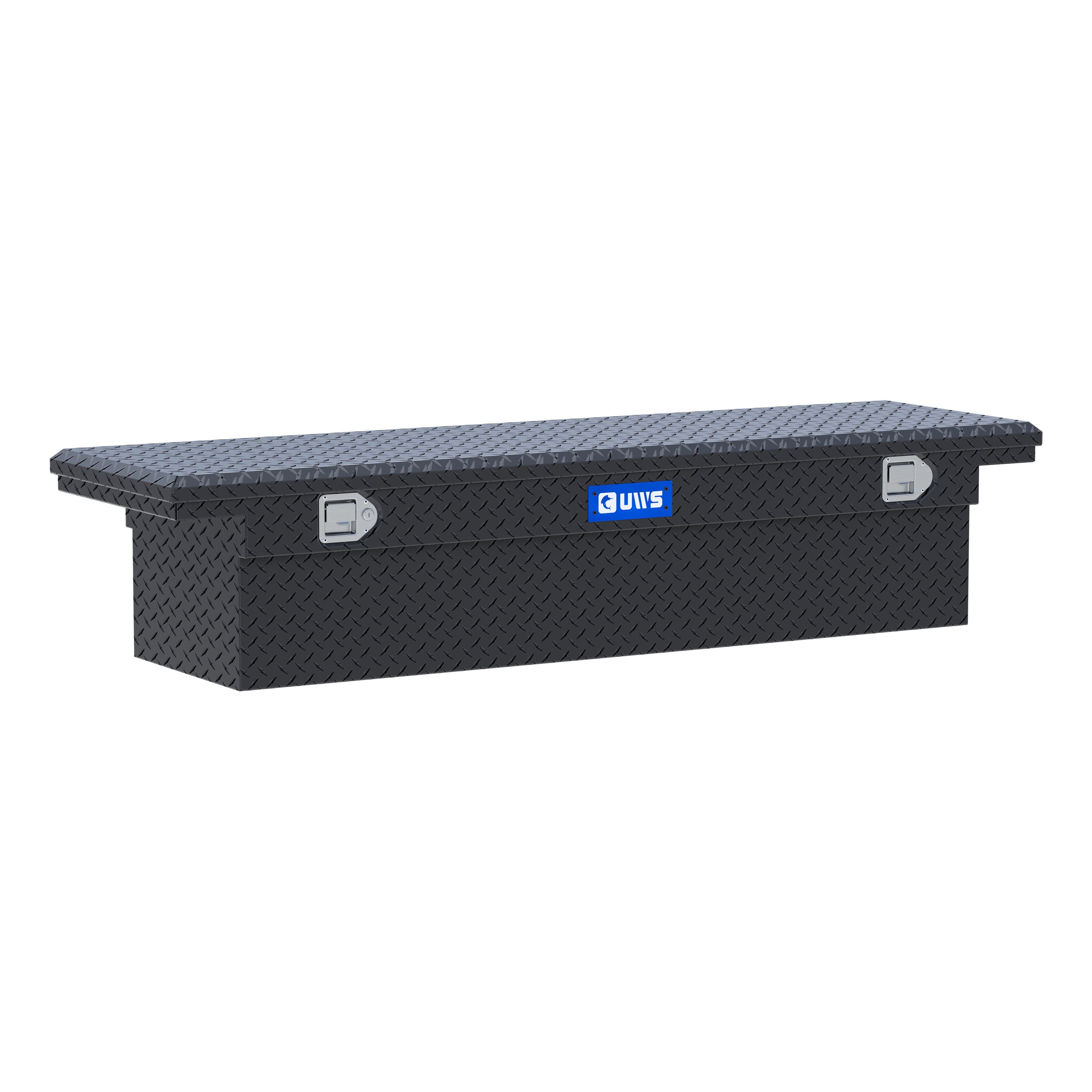 UWS EC50001 69-Inch Matte Black Heavy-Wall Aluminum Truck Tool Box with Low Profile, RigidCore Lid