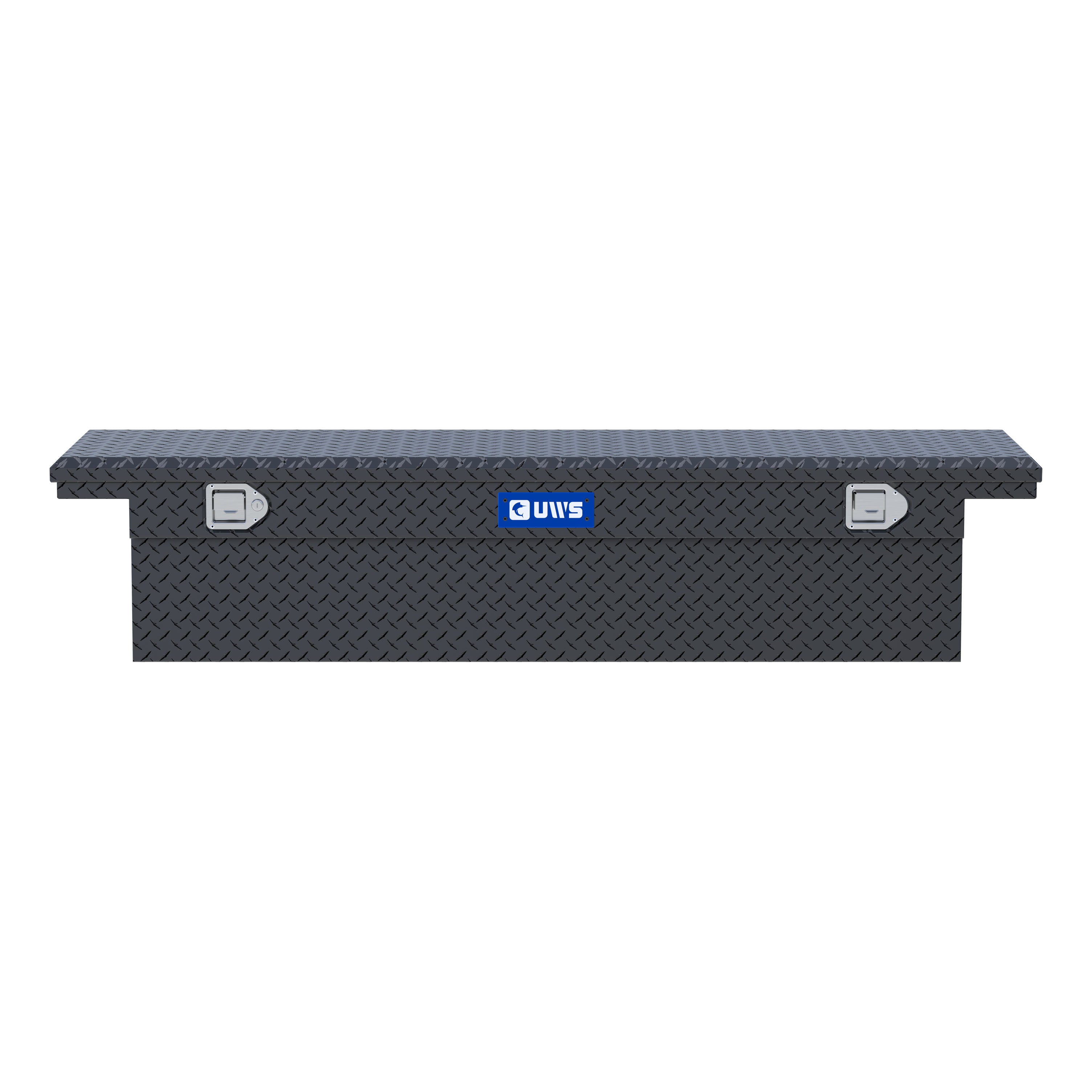 UWS EC50001 69-Inch Matte Black Heavy-Wall Aluminum Truck Tool Box with Low Profile, RigidCore Lid