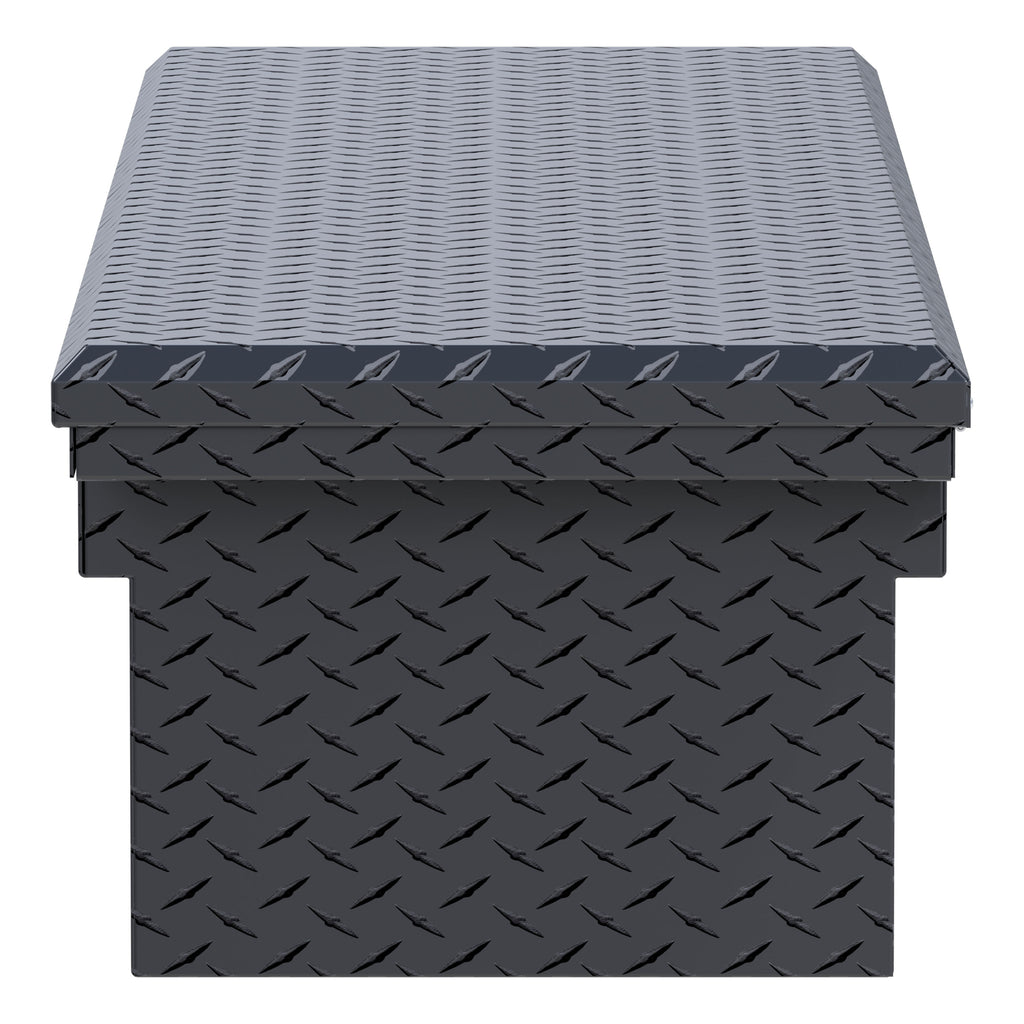 UWS EC50001 69-Inch Matte Black Heavy-Wall Aluminum Truck Tool Box with Low Profile, RigidCore Lid