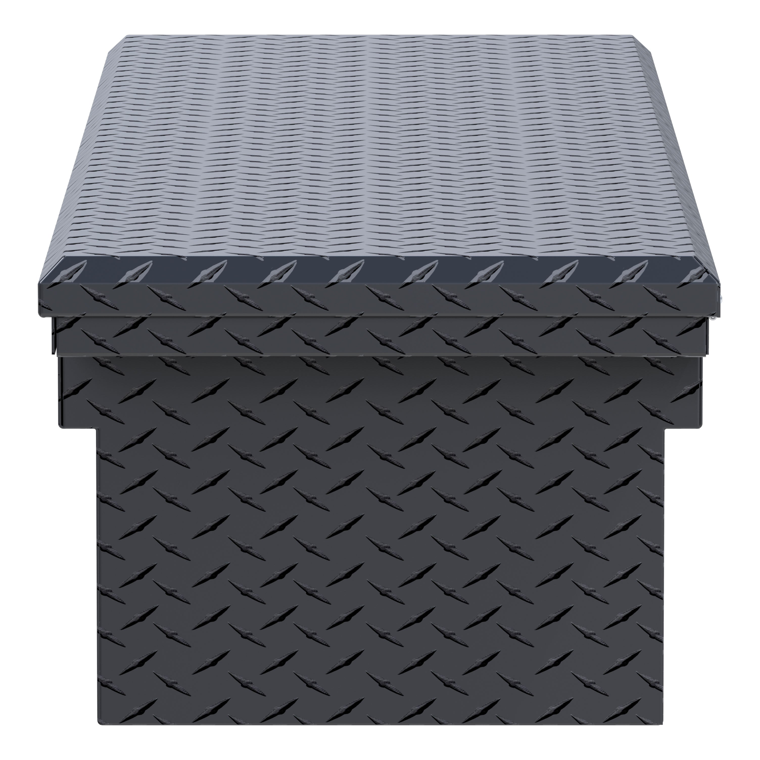 UWS EC50001 69-Inch Matte Black Heavy-Wall Aluminum Truck Tool Box with Low Profile, RigidCore Lid
