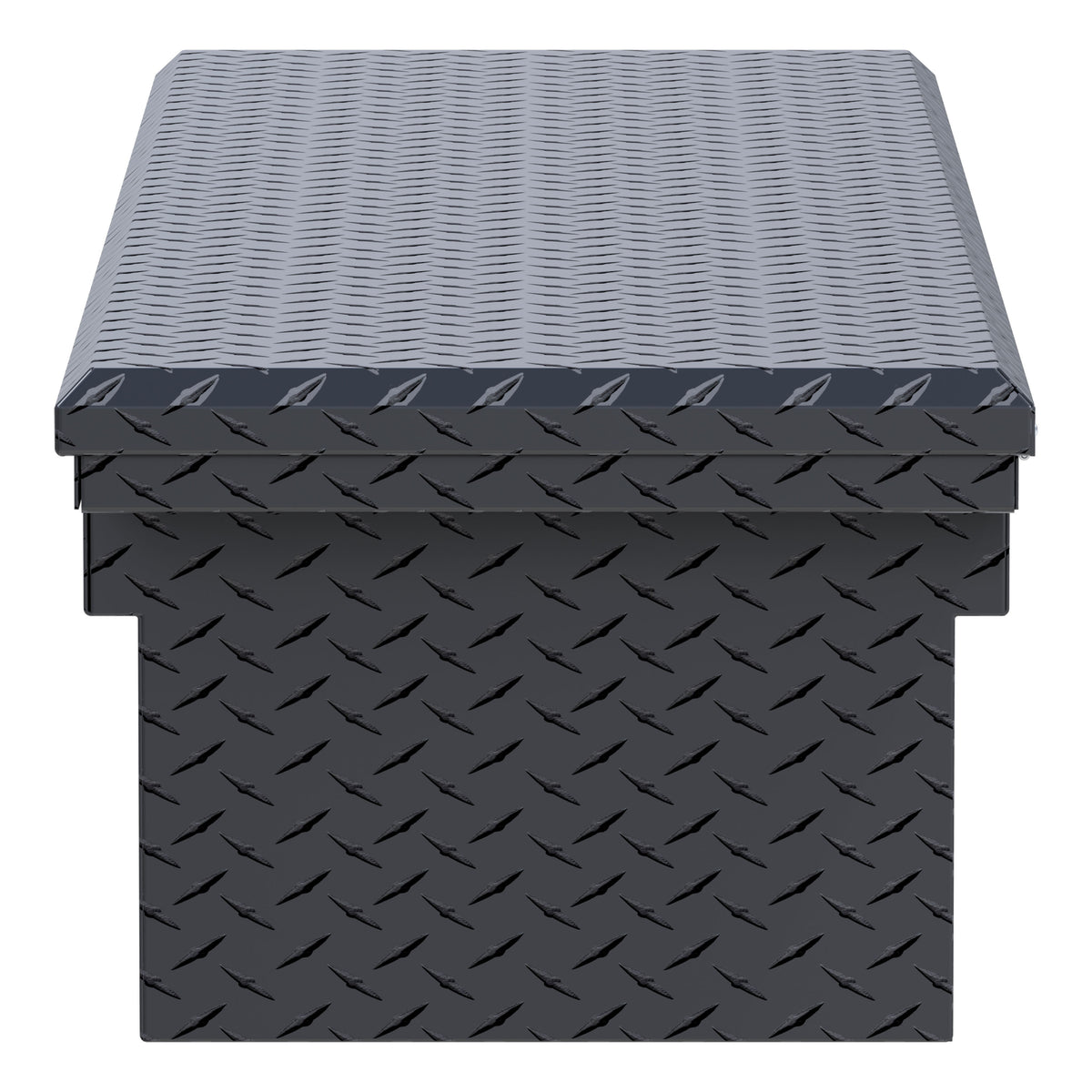 UWS EC50001 69-Inch Matte Black Heavy-Wall Aluminum Truck Tool Box with Low Profile, RigidCore Lid
