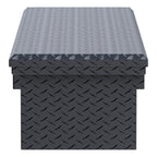 UWS EC50002 72-Inch Matte Black Heavy-Wall Aluminum Truck Tool Box with Low Profile, RigidCore Lid