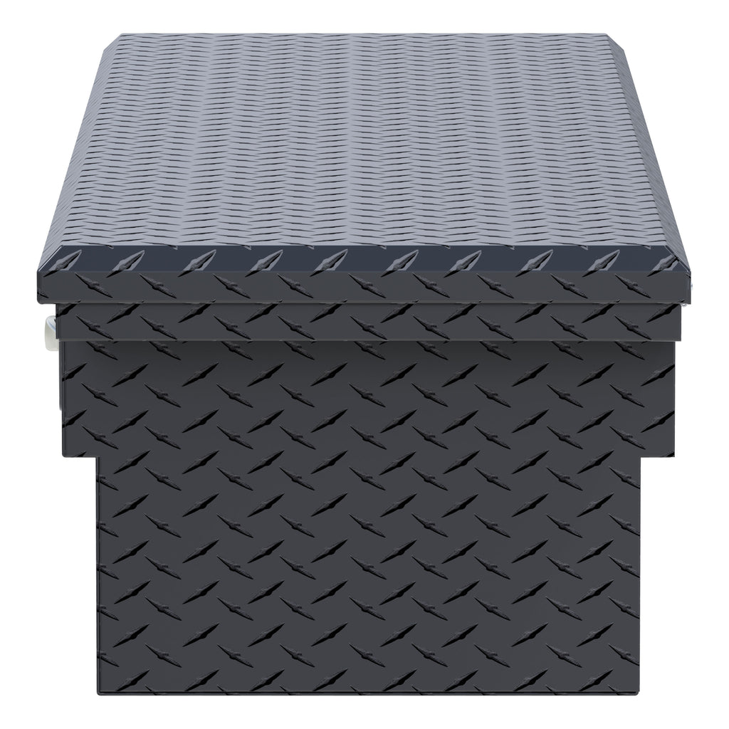 UWS EC50004 Secure Lock 69-Inch Matte Black Heavy-Wall Aluminum Truck Tool Box with Low Profile, RigidCore Lid