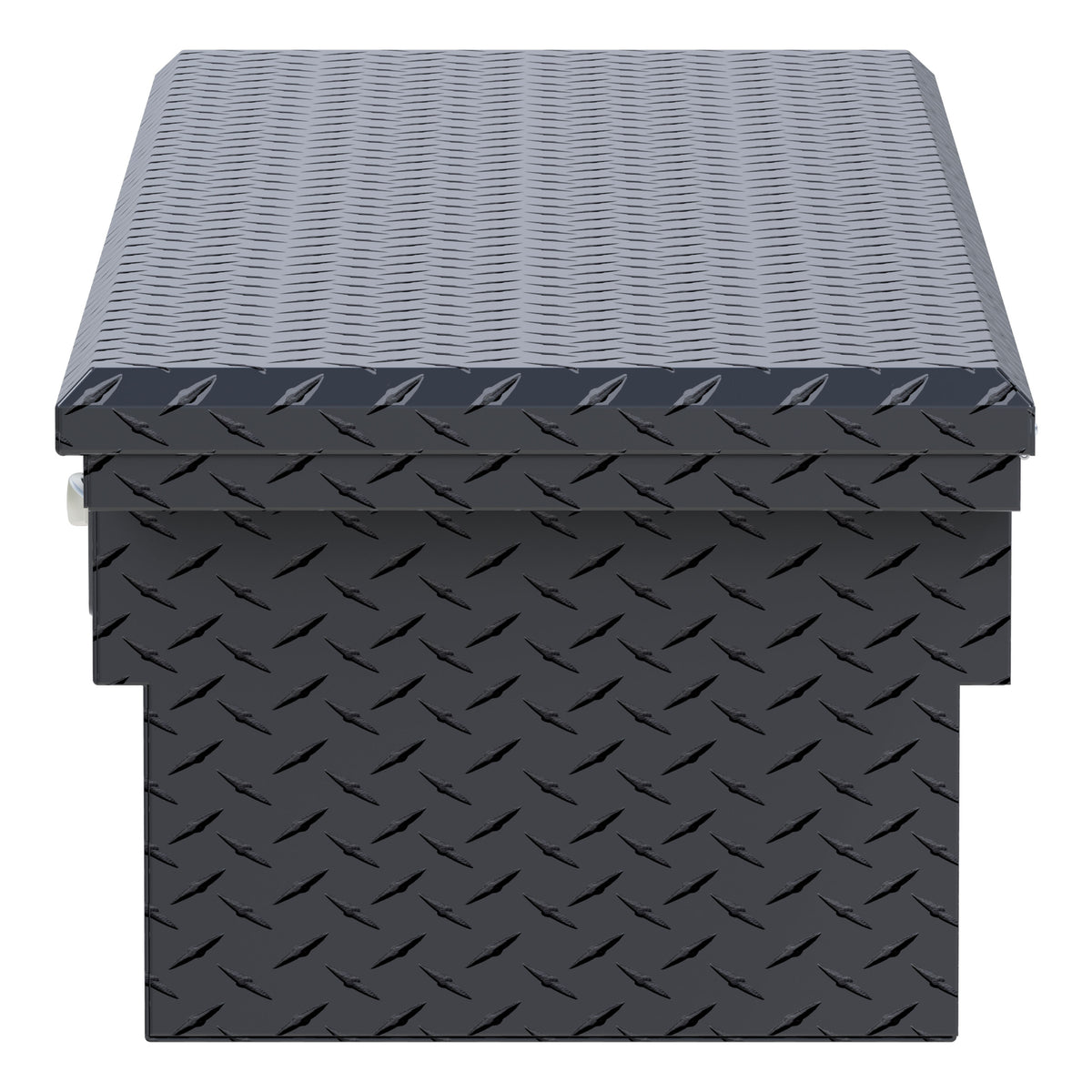 UWS EC50004 Secure Lock 69-Inch Matte Black Heavy-Wall Aluminum Truck Tool Box with Low Profile, RigidCore Lid