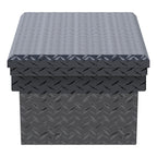 UWS EC50005 63-Inch Matte Black Heavy-Wall Aluminum Angled Truck Tool Box with Low Profile, RigidCore Lid
