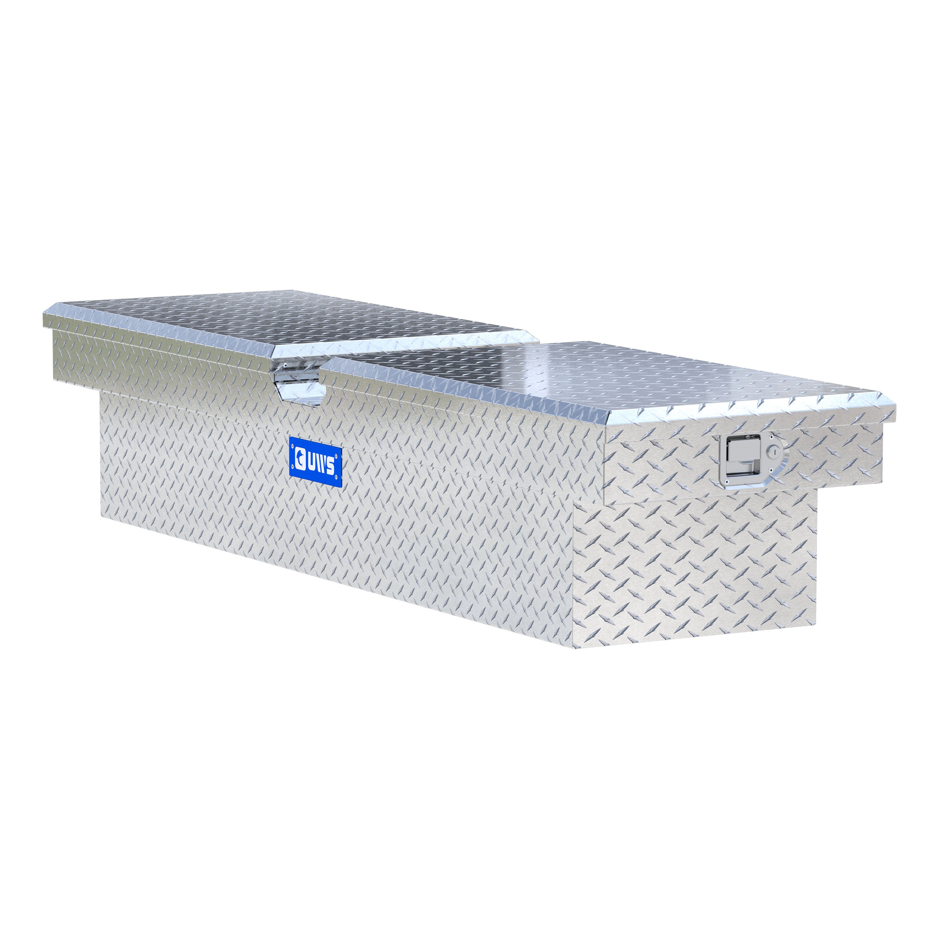 UWS EC50009 72-Inch Heavy-Wall Aluminum Gull Wing Truck Tool Box, RigidCore Lids