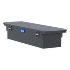 UWS EC50010 Secure Lock 72-Inch Matte Black Heavy-Wall Aluminum Truck Tool Box with Low Profile, RigidCore Lid