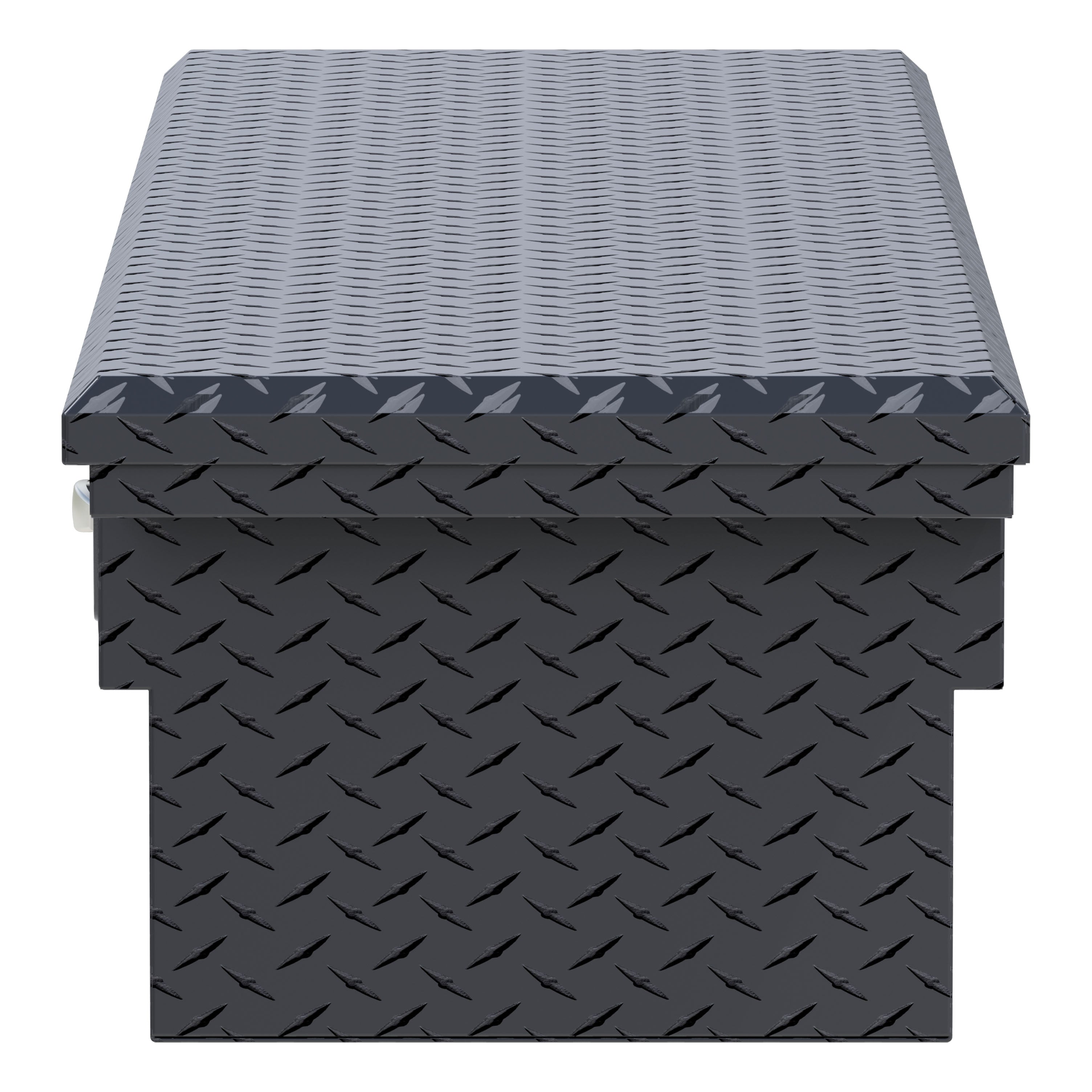 UWS EC50010 Secure Lock 72-Inch Matte Black Heavy-Wall Aluminum Truck Tool Box with Low Profile, RigidCore Lid