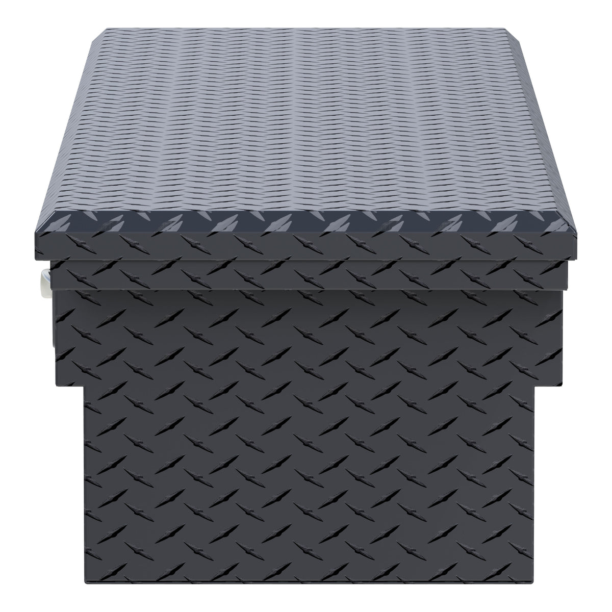 UWS EC50010 Secure Lock 72-Inch Matte Black Heavy-Wall Aluminum Truck Tool Box with Low Profile, RigidCore Lid