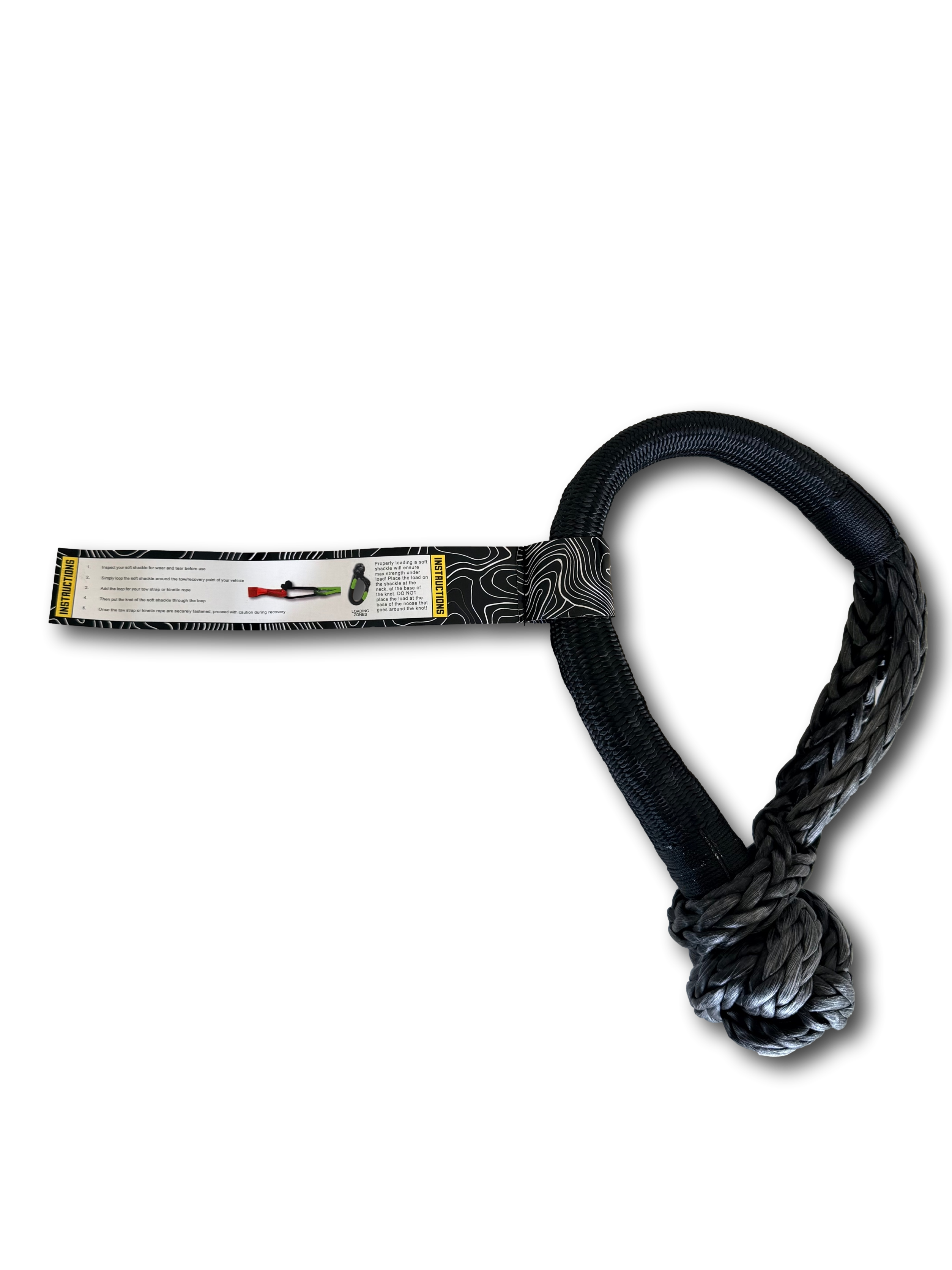 46,000 lbs Synthetic Soft Shackle with Storage bag