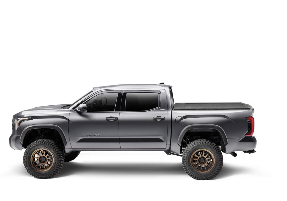 EQ Retractable Tonneau Cover 2022-2023 Nissan Frontier Crew Cab 5' Bed with or without Utili-Track System without Stake Pockets
