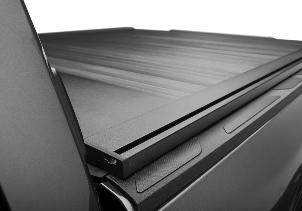 EQ Retractable Tonneau Cover 2007-2021 Toyota Tundra CrewMax 5' 6 inch Bed with Deck Rail System without Stake Pockets without Trail Special Edition Storage Boxes