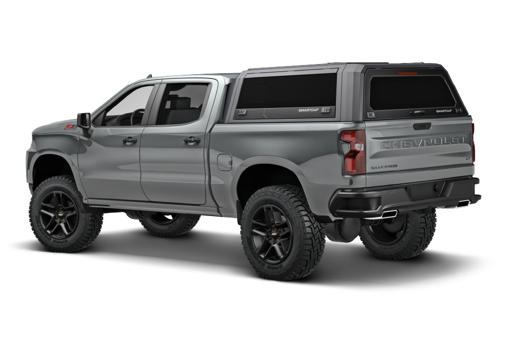 Silverado/Sierra 1500 Truck Bed Cap SmartCapEVO Sport Matte Black For 19-26 Chevrolet Silverado/Sierra 1500 6.5 Foot Standard Bed SmartCap