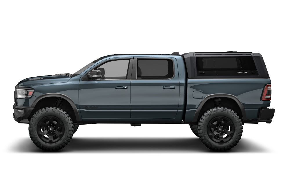 RAM 1500 Truck Bed Cap SmartCapEVO Sport Matte Black For 19-26 RAM 1500 5.7 Foot Short Bed SmartCap