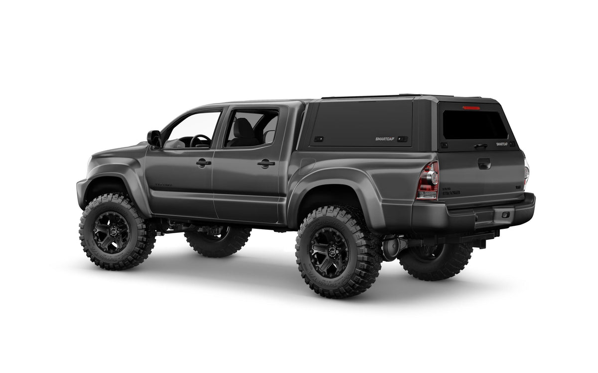 Tacoma Truck Bed Cap SmartCap EVO Sport Matte Black For 05-15 Toyota Tacoma 5 Foot Short Bed RSI SmartCap