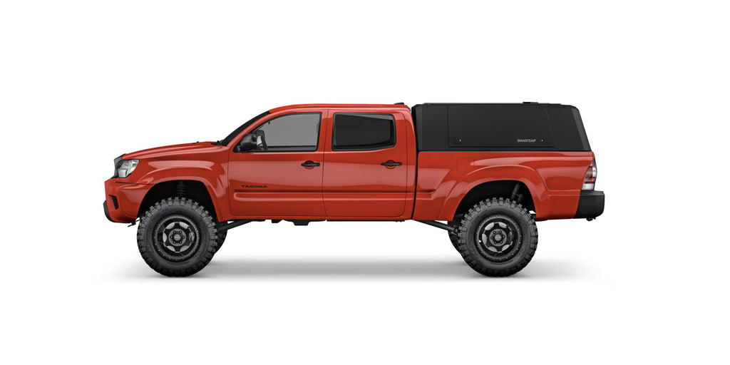 Tacoma Truck Bed Cap SmartCap EVO Sport Matte Black For 05-15 Toyota Tacoma 6 Foot Standard Bed RSI SmartCap