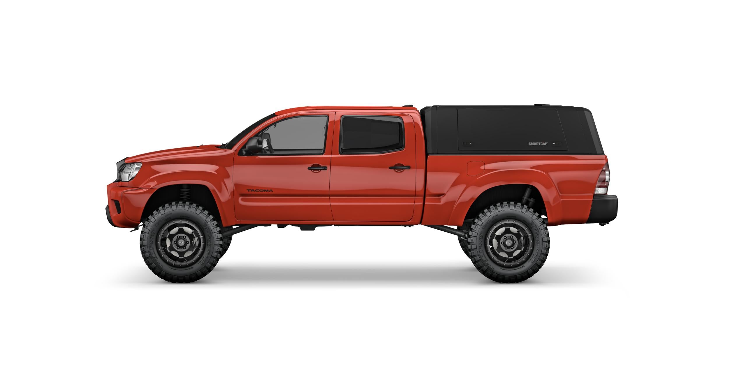 Tacoma Truck Bed Cap SmartCap EVO Sport Matte Black For 05-15 Toyota Tacoma 6 Foot Standard Bed RSI SmartCap