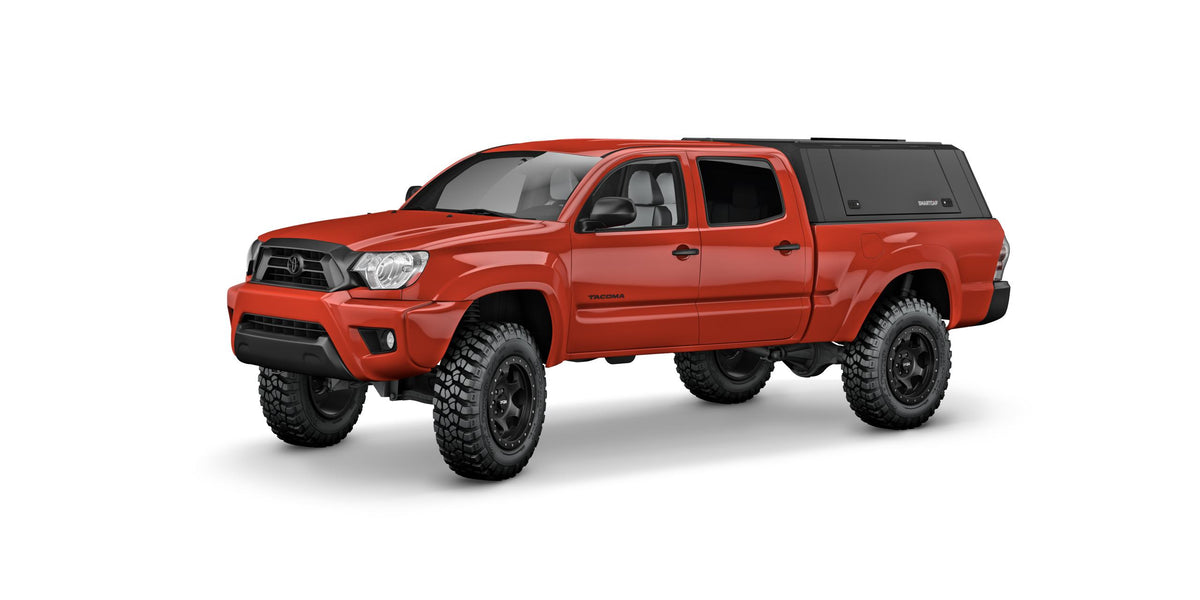 Tacoma Truck Bed Cap SmartCap EVO Sport Matte Black For 05-15 Toyota Tacoma 6 Foot Standard Bed RSI SmartCap