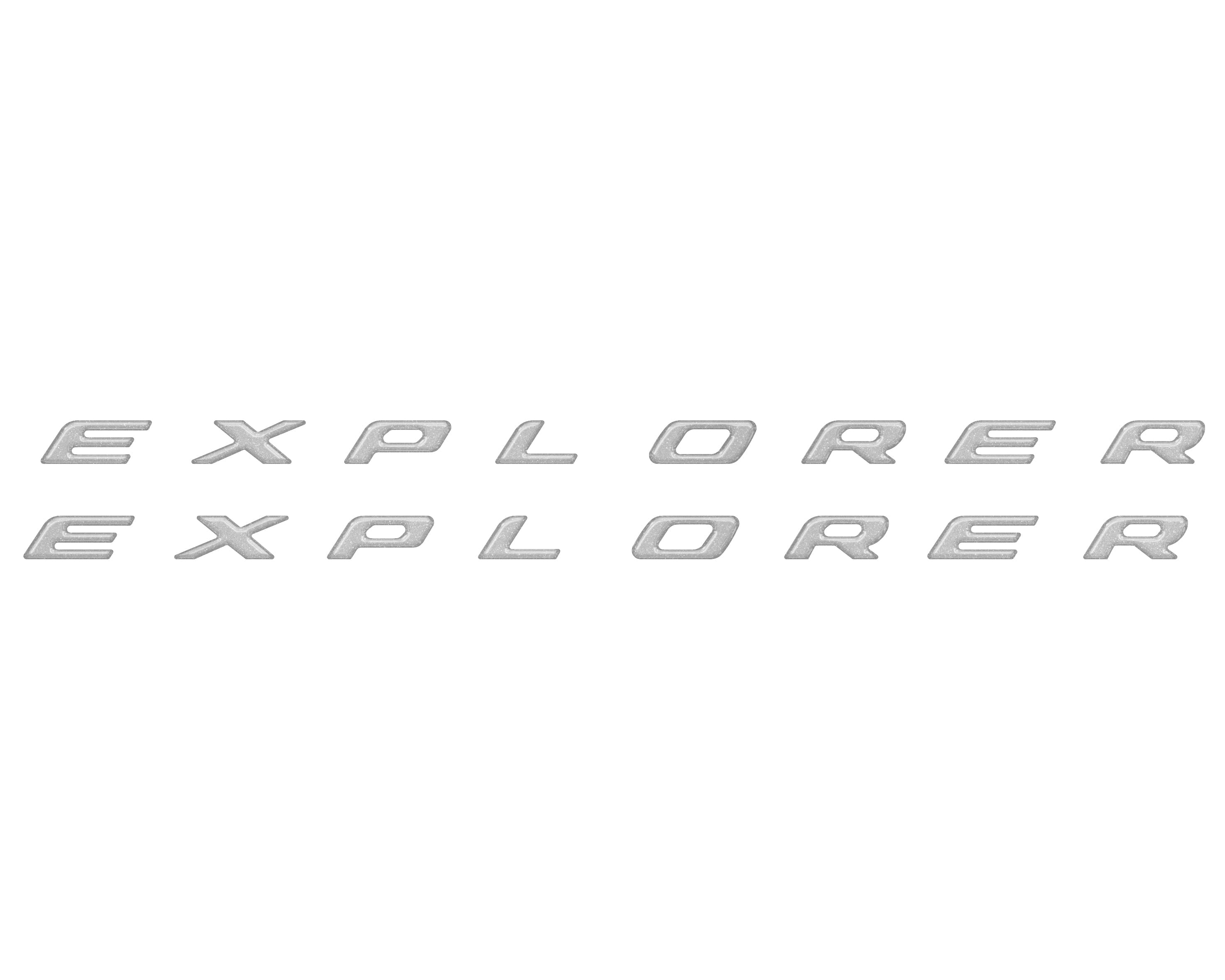 Rocker Panel Letter Inserts Fits 2020-2026 Ford Explorer