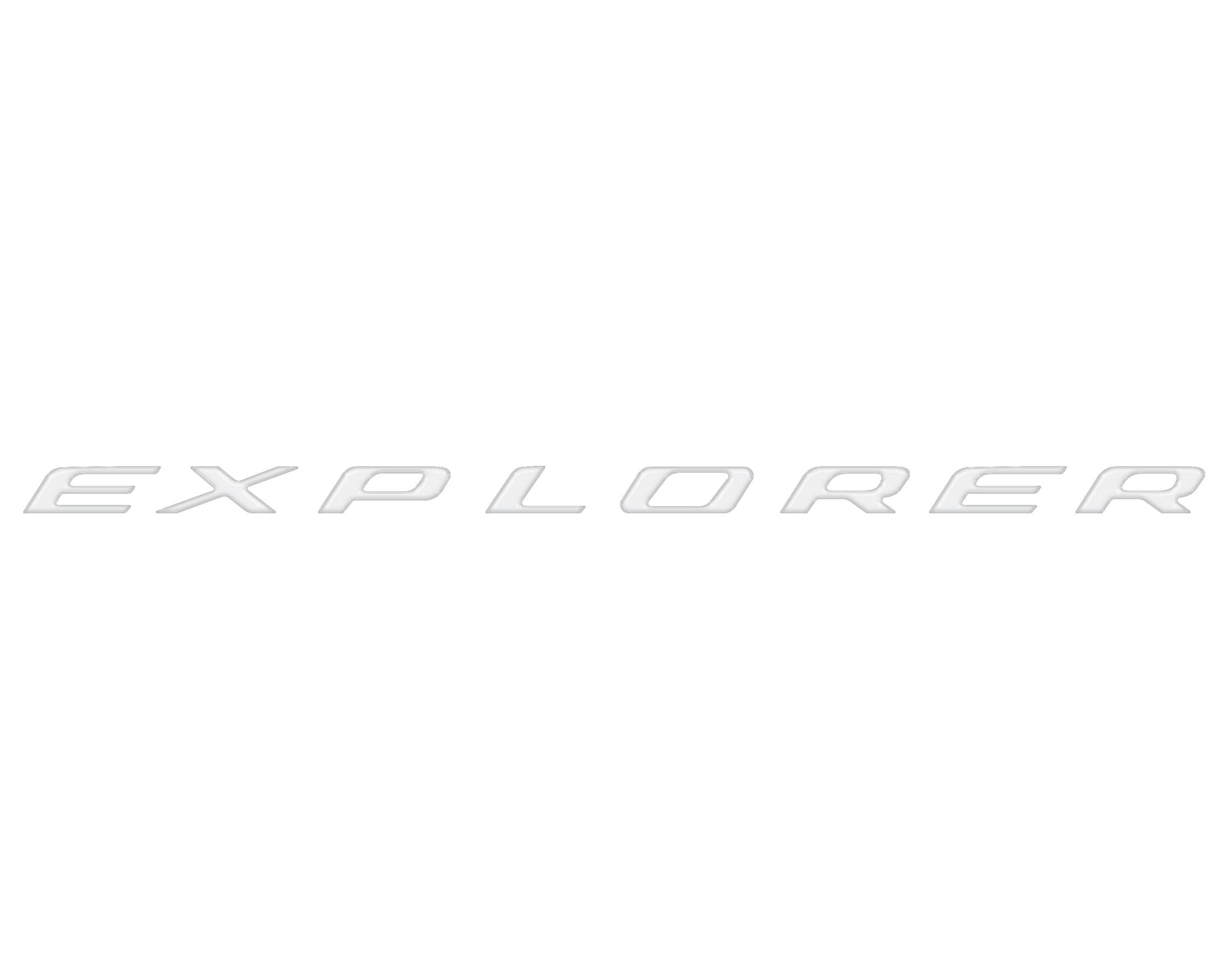 Lift Gate Letter Inserts Fits 2020-2024 Ford Explorer
