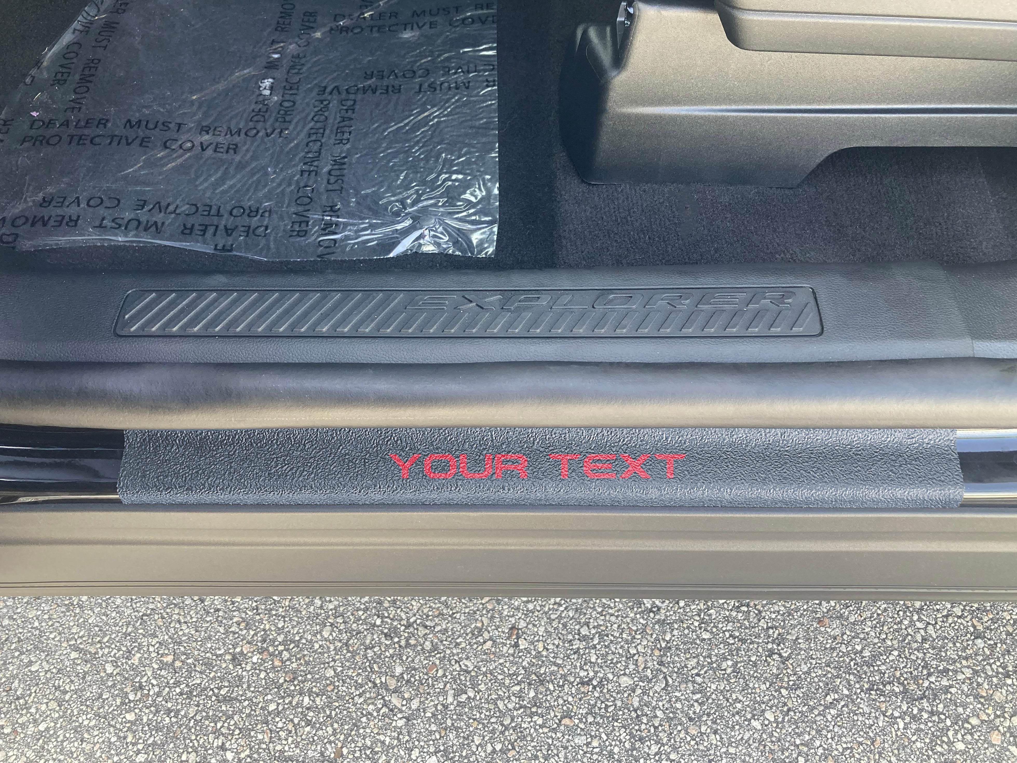 Doorsill Protection Overlays Fits 2020-2026 Ford Explorer