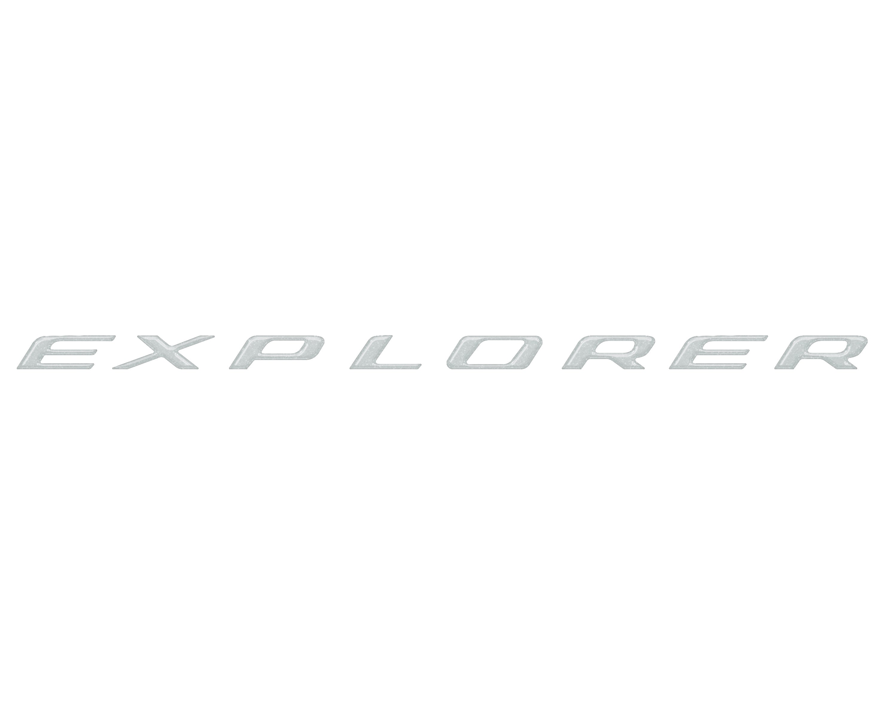 Liftgate Letter Overlays Fits 2025-2026 Ford Explorer