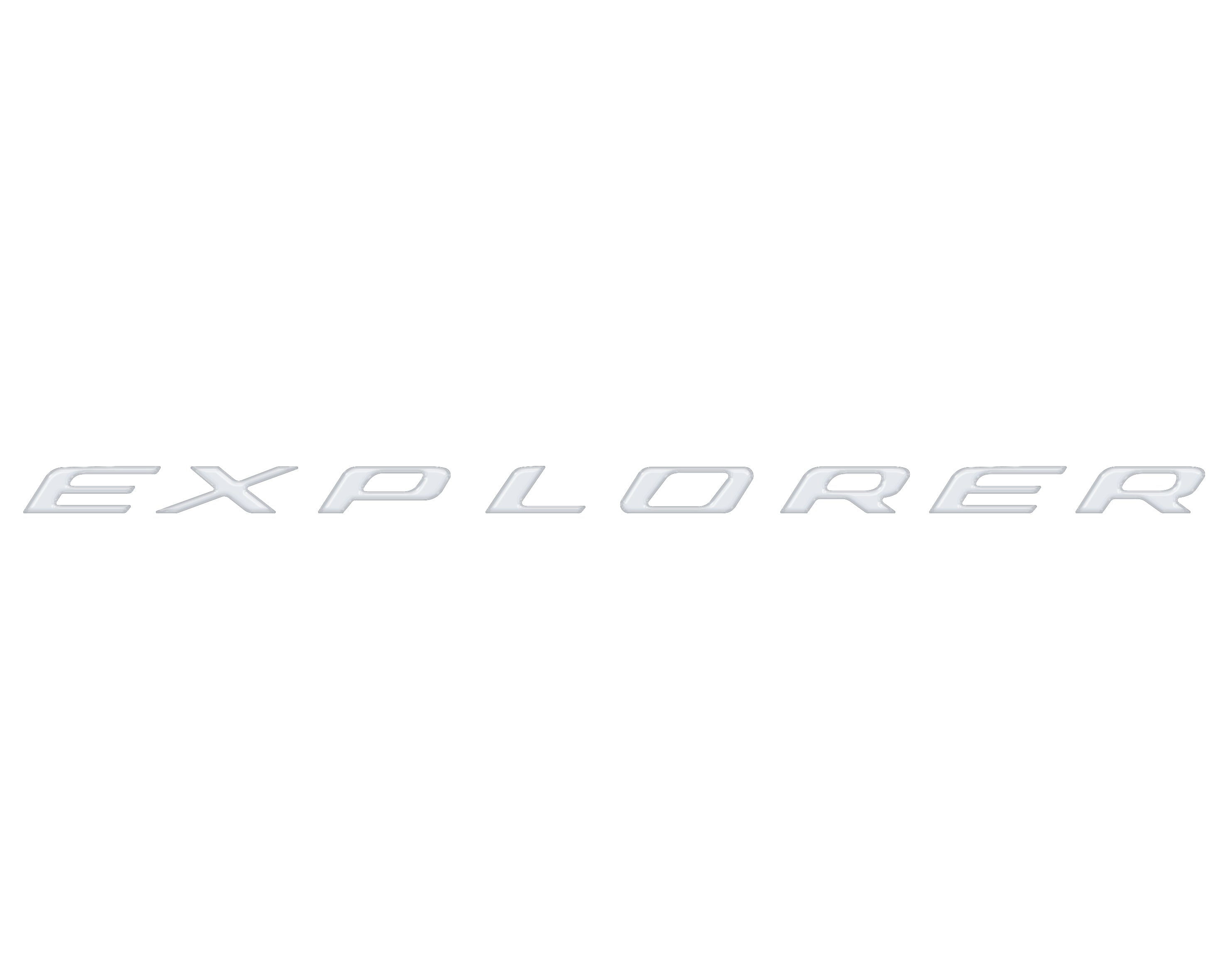 Liftgate Letter Overlays Fits 2025-2026 Ford Explorer