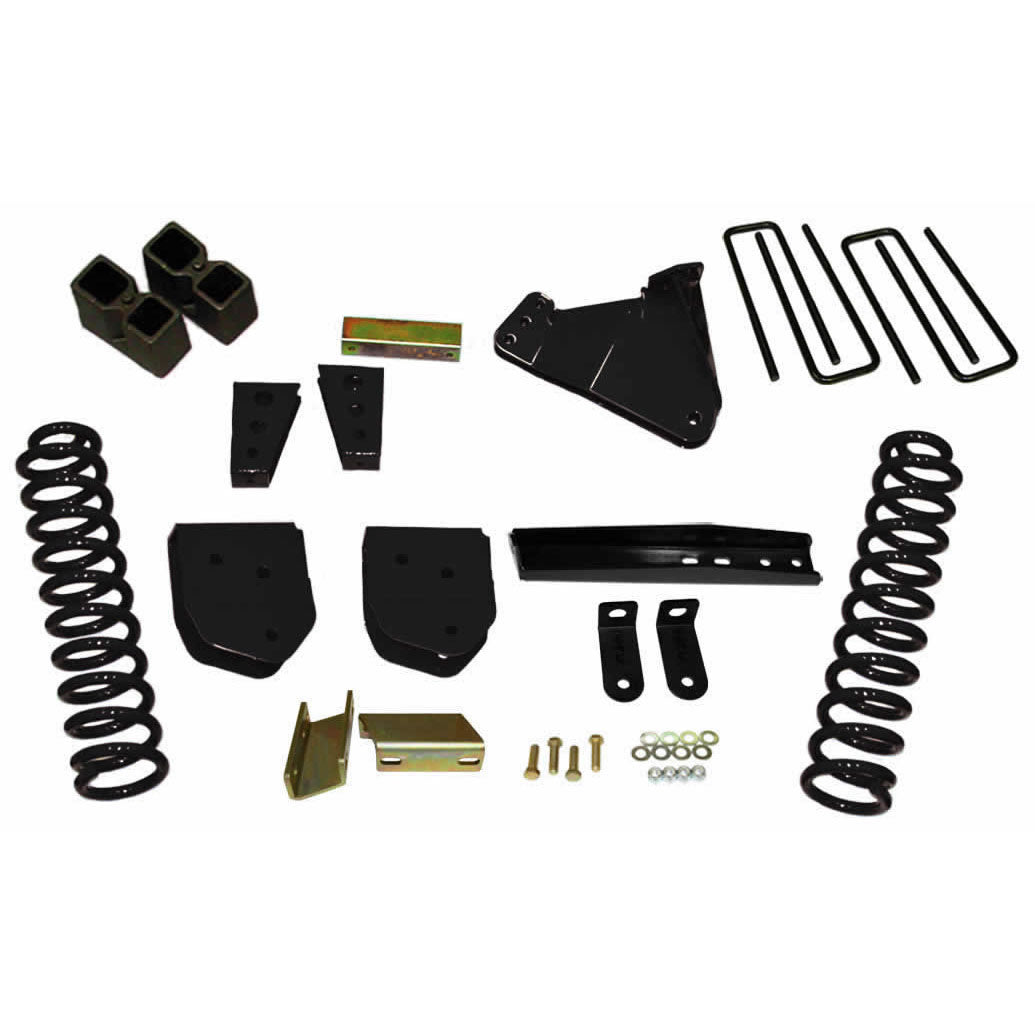 Lift Kit 4 Inch Lift Includes Softride Coil Springs 11-16 Ford F-250 Super Duty 11 Ford F-350 Super Duty Skyjacker