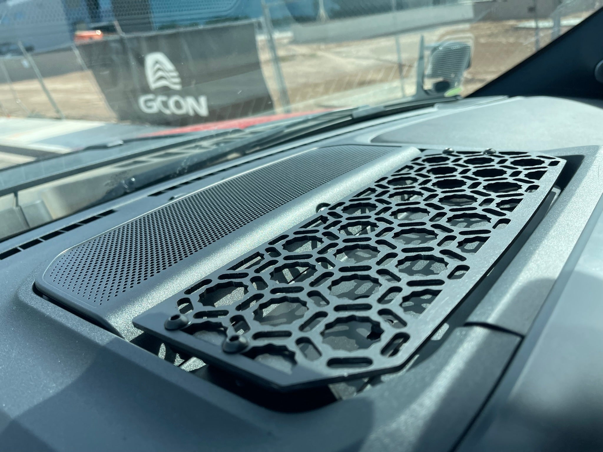 Foutz Motorsports Dash center panel kit in Hammer Black - From Adapt-a-panel 2021-2023 Ford F-150 Raptor 2023 Ford F-150 Raptor R
