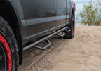 Nerf Step Bar Wheel-to-Wheel with Bed Access (3 Steps per Side) 2017-2025 Ford F-250/F-350 6.75 Inch Bed Crew Cab Textured Black NFab