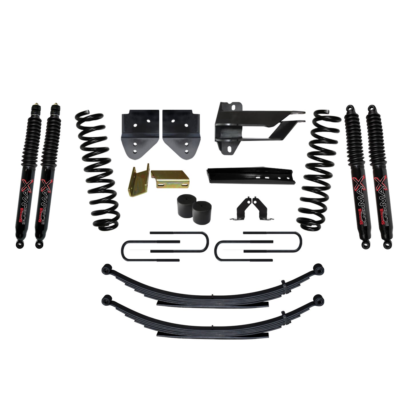 Suspension Lift Kit w/Shock 4 Inch Lift Incl. Front Coil Springs Rear