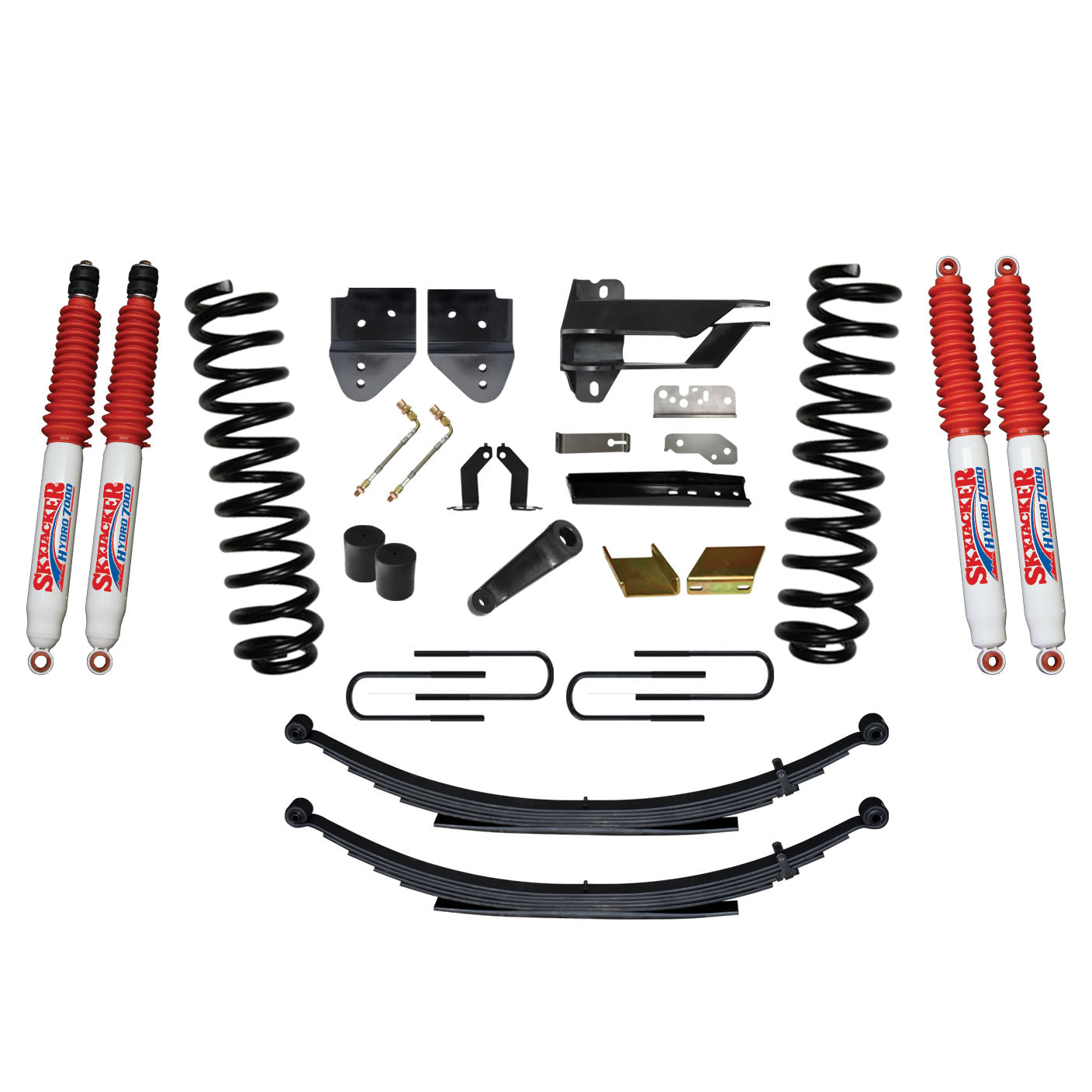 Suspension Lift Kit w/Shock 6 Inch Lift Incl. Front Coil Springs Rear