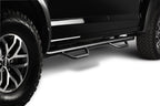 Nerf Step Bar Cab Length (2 Steps per Side) 2017-2026 Ford F-250/F-350/F-450 Crew Cab Textured Black NFab