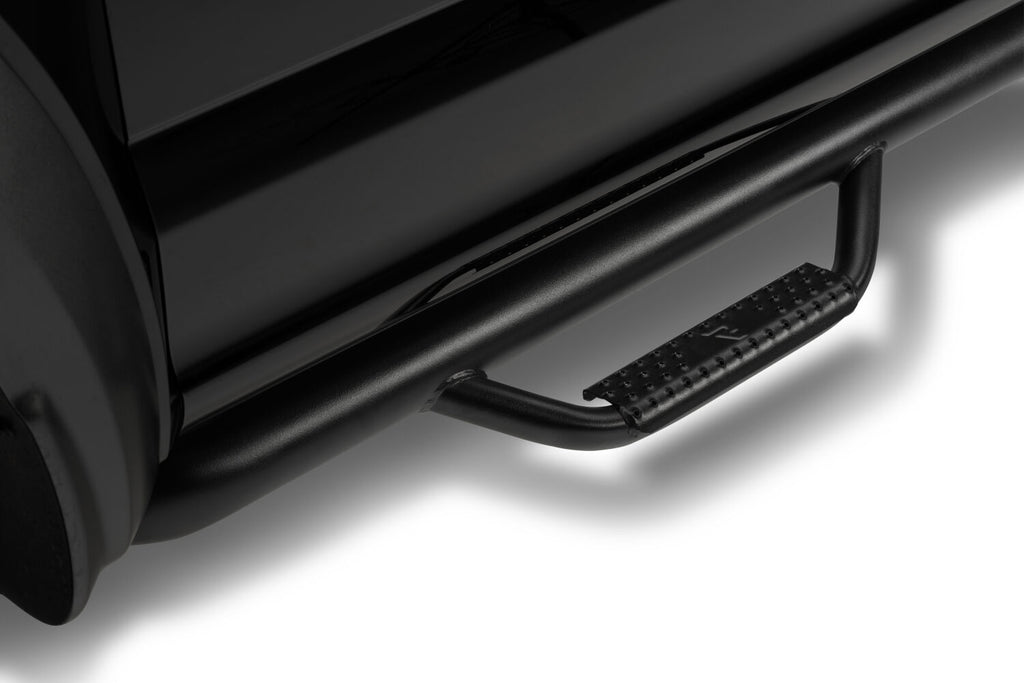 Nerf Step Bar Cab Length (2 Steps per Side) 2017-2026 Ford F-250/F-350/F-450 Crew Cab Textured Black NFab