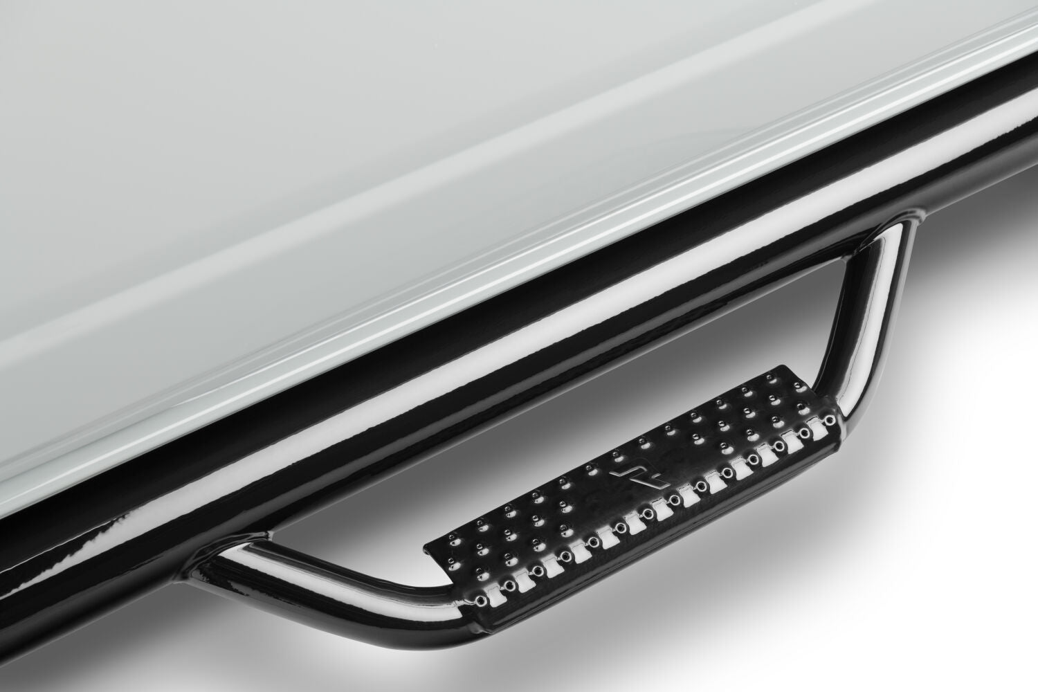 Nerf Step Bar Cab Length (2 Steps per Side) 2017-2026 Ford F-250/F-350/F-450 Crew Cab Gloss Black NFab