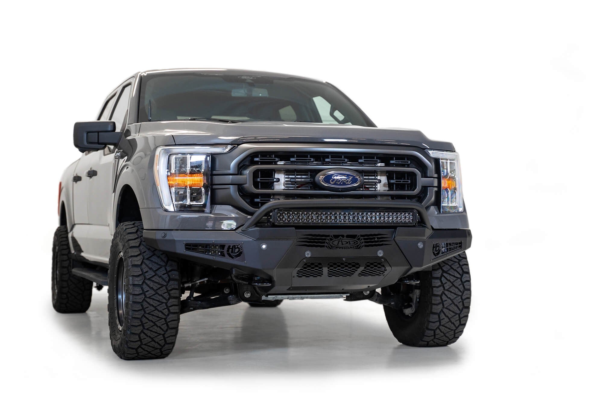 2021-2025 Ford F-150 HoneyBadger Front Bumper Addictive Desert Designs
