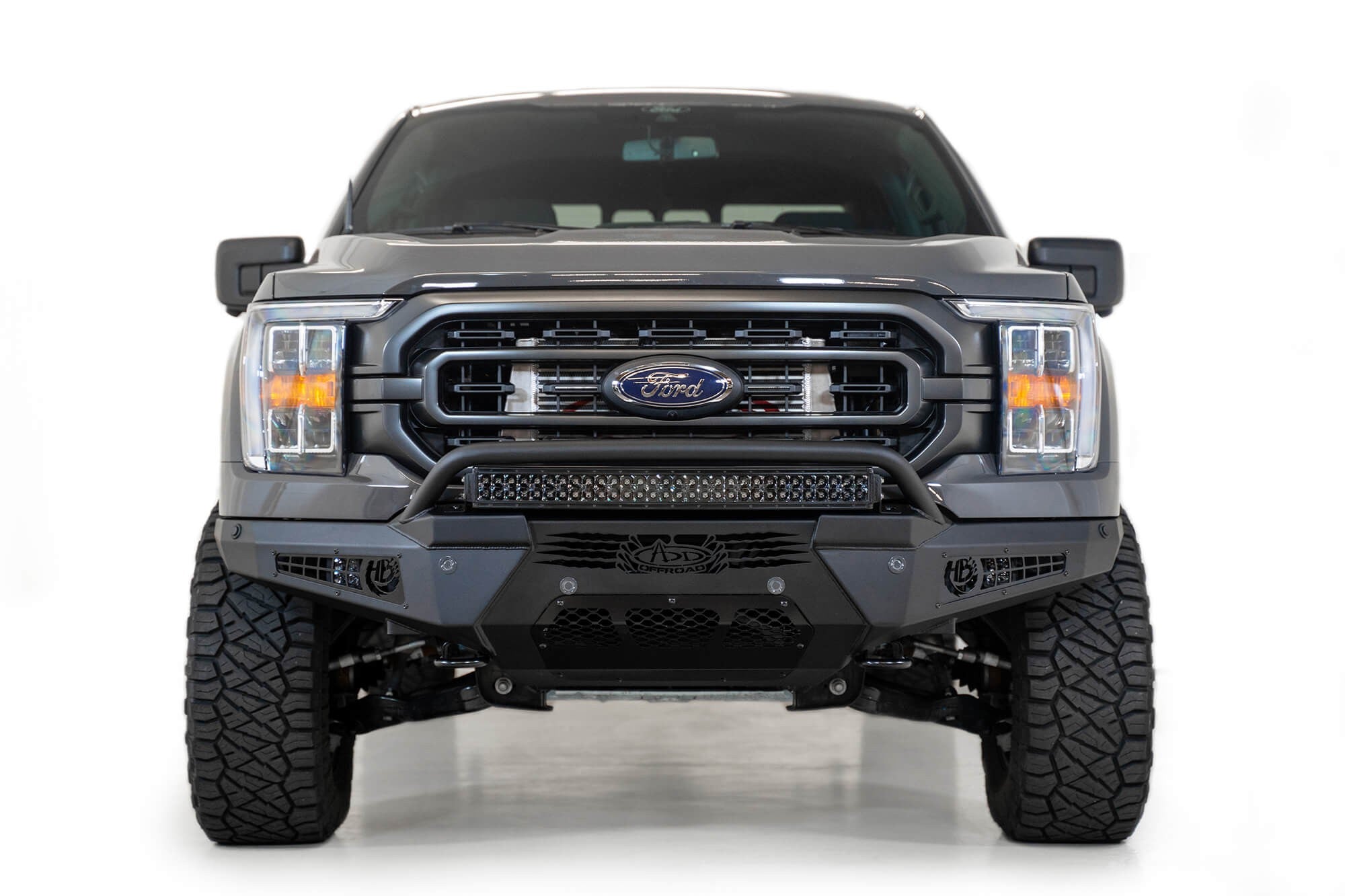 2021-2025 Ford F-150 HoneyBadger Front Bumper Addictive Desert Designs
