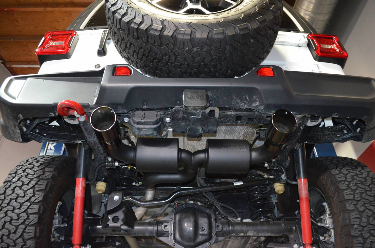 Injen 18-25 Jeep Wrangler JL Dual Exhaust System Black