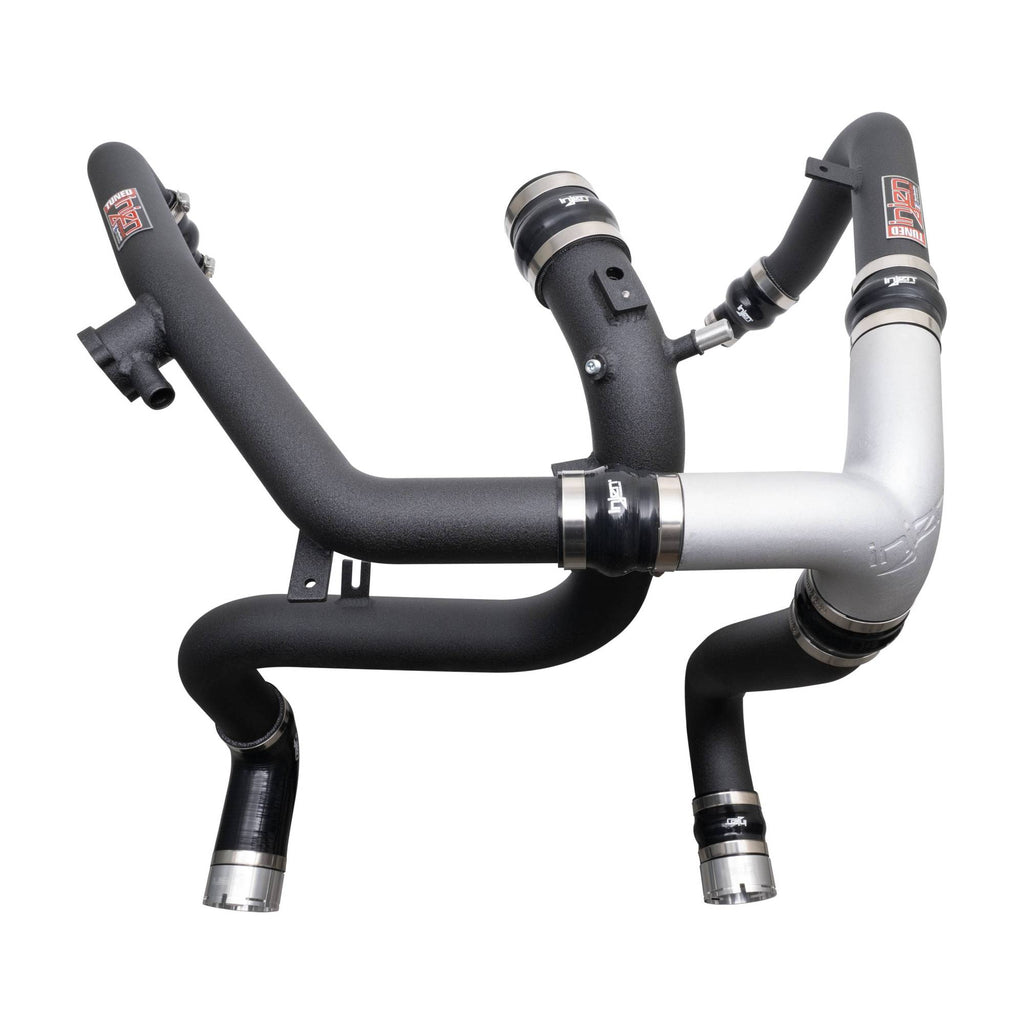 Injen 21-24 Ford Bronco V6-2.7L Twin Turbo SES Intercooler Pipes Wrinkle Black