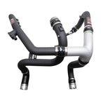 Injen 21-24 Ford Bronco V6-2.7L Twin Turbo SES Intercooler Pipes Wrinkle Black