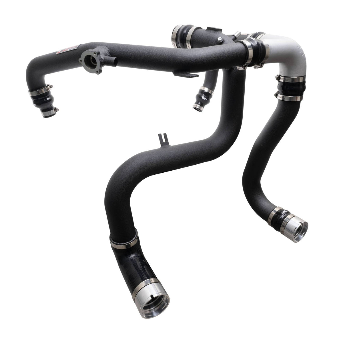 Injen 21-24 Ford Bronco V6-2.7L Twin Turbo SES Intercooler Pipes Wrinkle Black